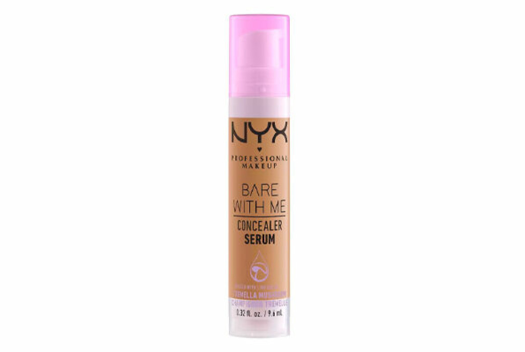 återfuktande concealer under ögonen nyx concealer bare with me serum concealer