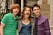 Rupert Grint, Emma Watson och Daniel Radcliffe från Harry Potter skrattar tillsammans.