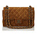 Vintageväska från Chanel i brun mocka.