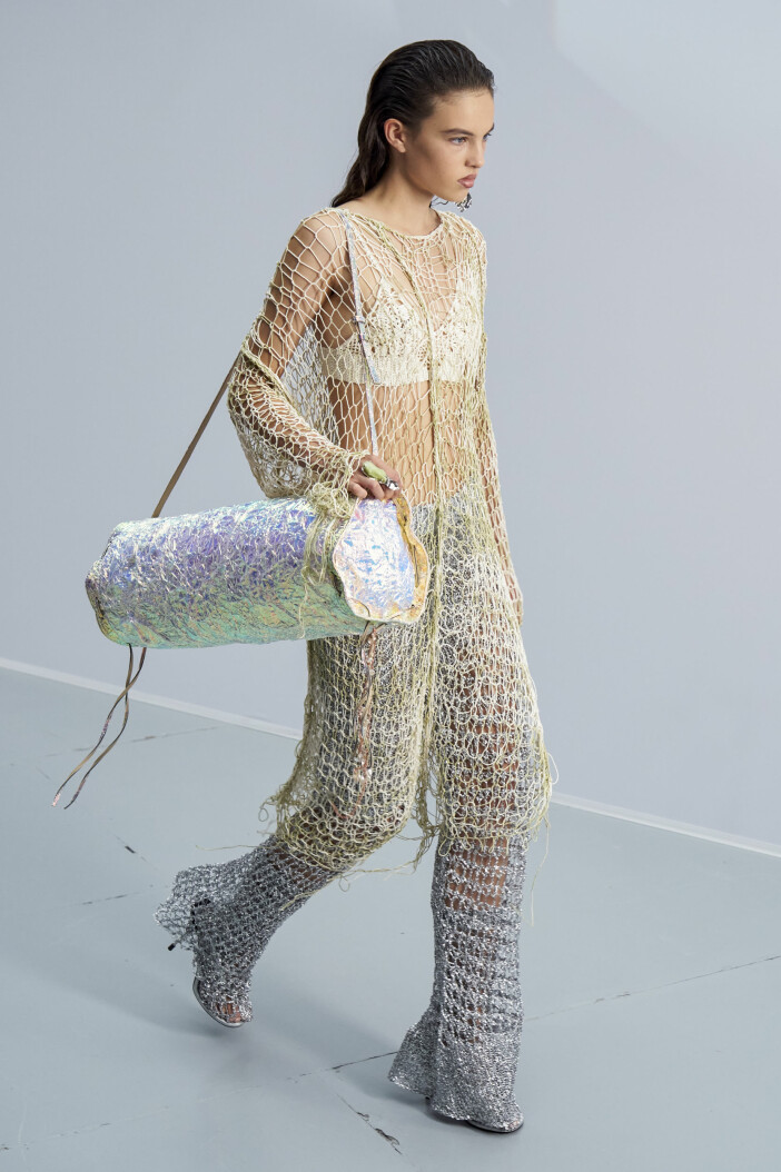 Acne Studios. Acne Studios fisknätsklänning