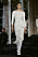 Off the shoulder-klänning i off white från Acne Studios.