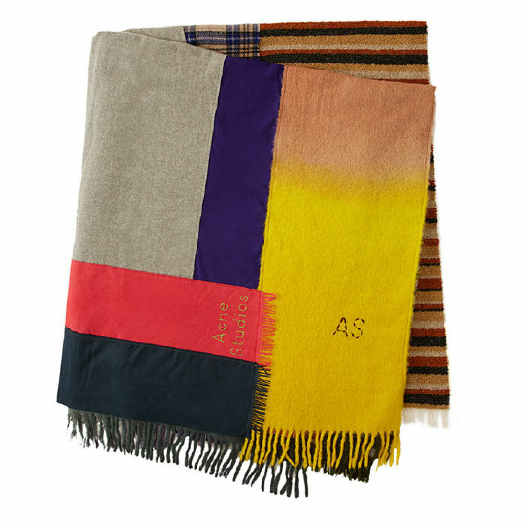 Filt med lapptäcksteknik från Acne Studios
