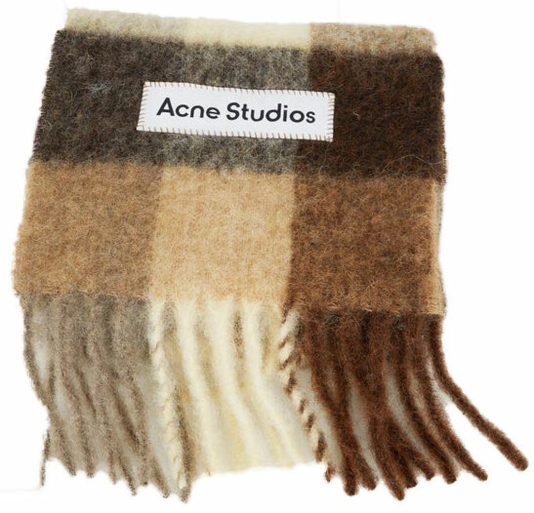 rutig halsduk från acne studios.