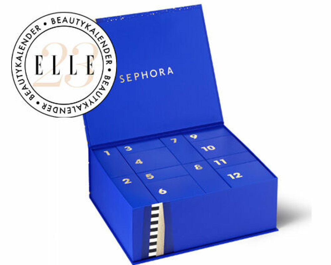 adventskalender från sephora 2022 smink hudvård kalender