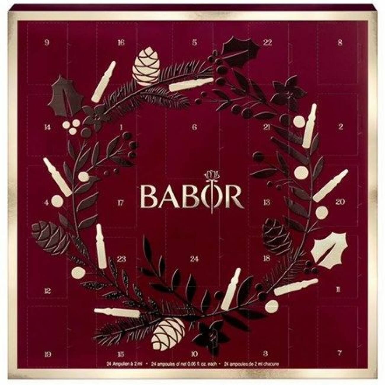 Adventskalender med skönhet från Babor till 2019