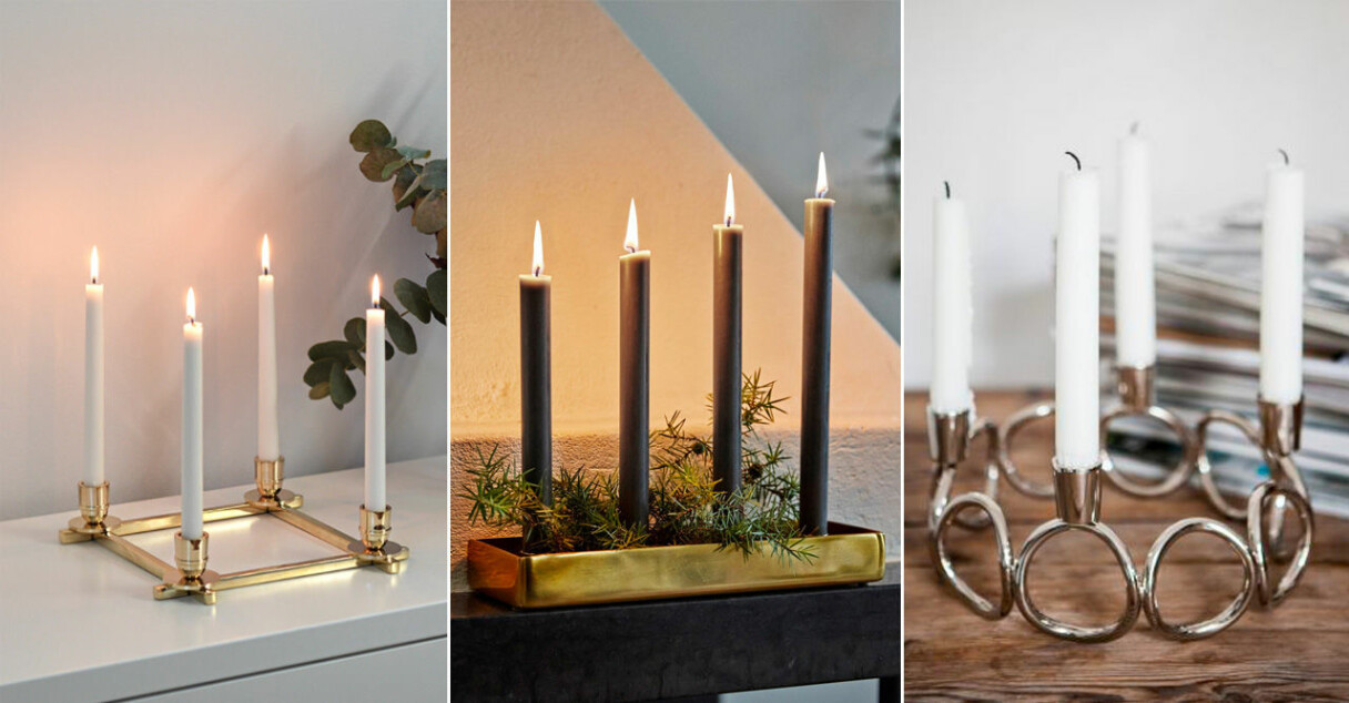 Adventsljusstake ljus Adventsljusstake ljus