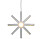 julstjärna Fling tillverkad i lackerad stålplåt i modell av en snöflinga från Bsweden
