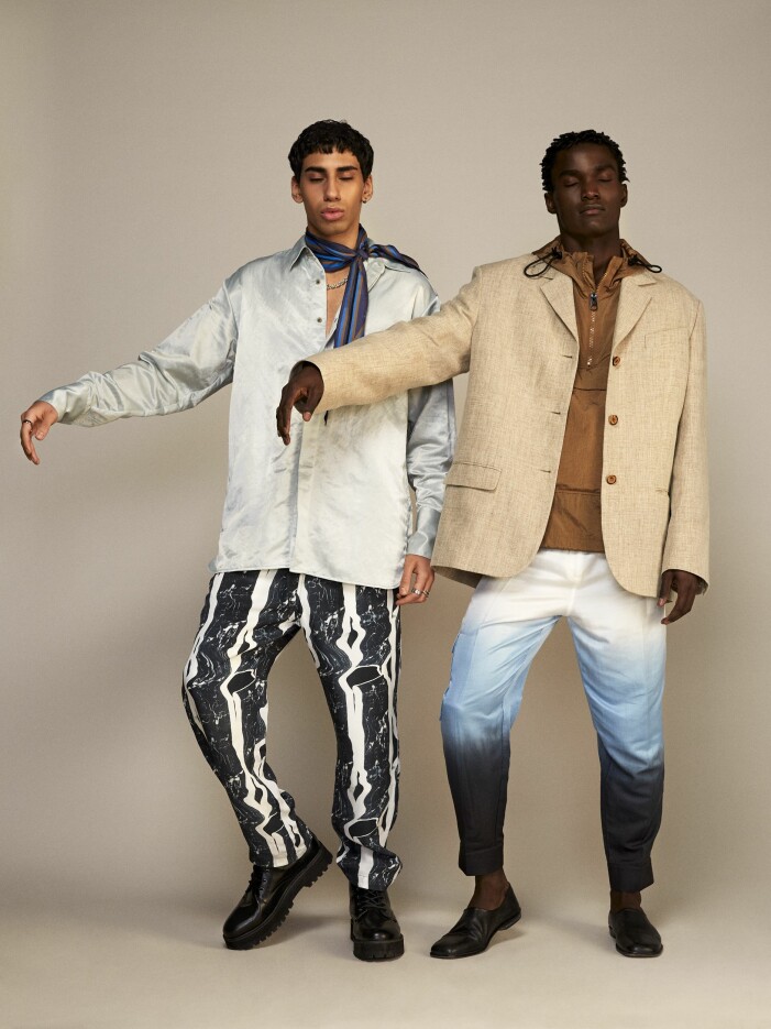 Modellerna Alend och Alioune, Fye Management. Modellerna Alend och Alioune, Fye Management.