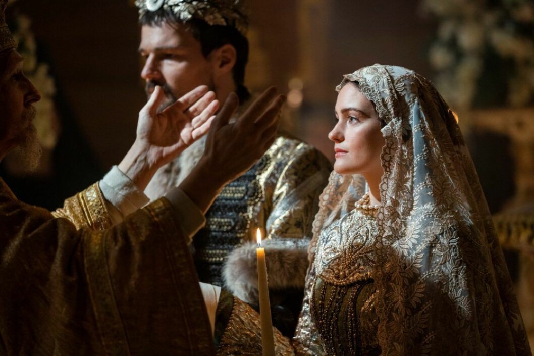 Alicia Agneson fick sitt genombrott i tv-serien Vikings. Foto: HBO Alicia Agneson i Vikings på HBO