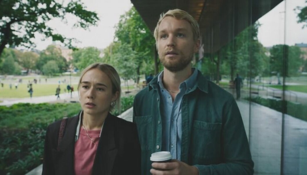Alba August och Björn Gustafsson