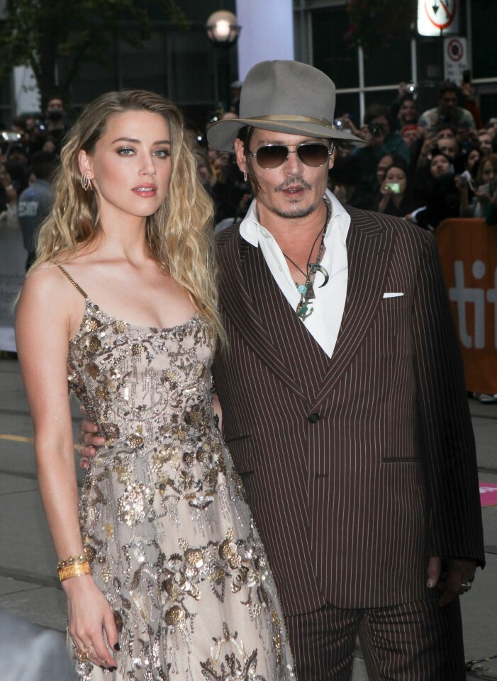 Amber Heard och Johnny Depp 2015