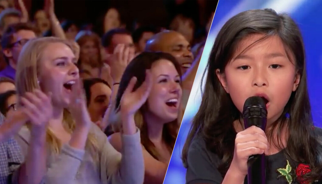 9-åriga Celine sjunger "My heart will go on" och vi bara ryser