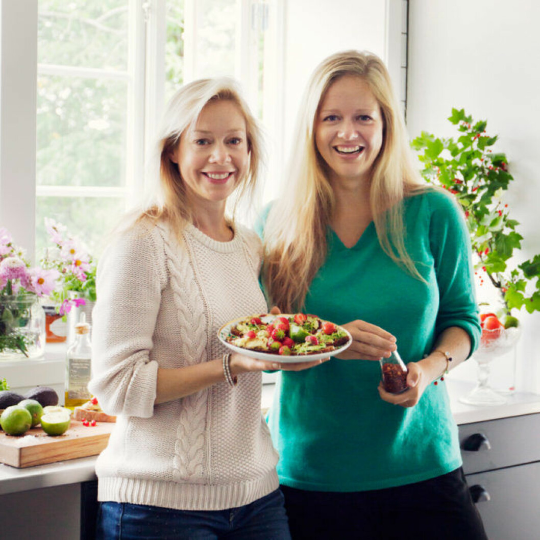 Systrarna Amy och Ebba von Sydow.
