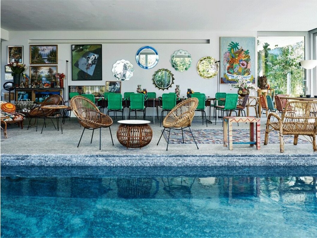 Designklassiker och innomhuspool