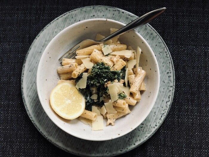 Anja Fosnor Wärn pasta grönkål