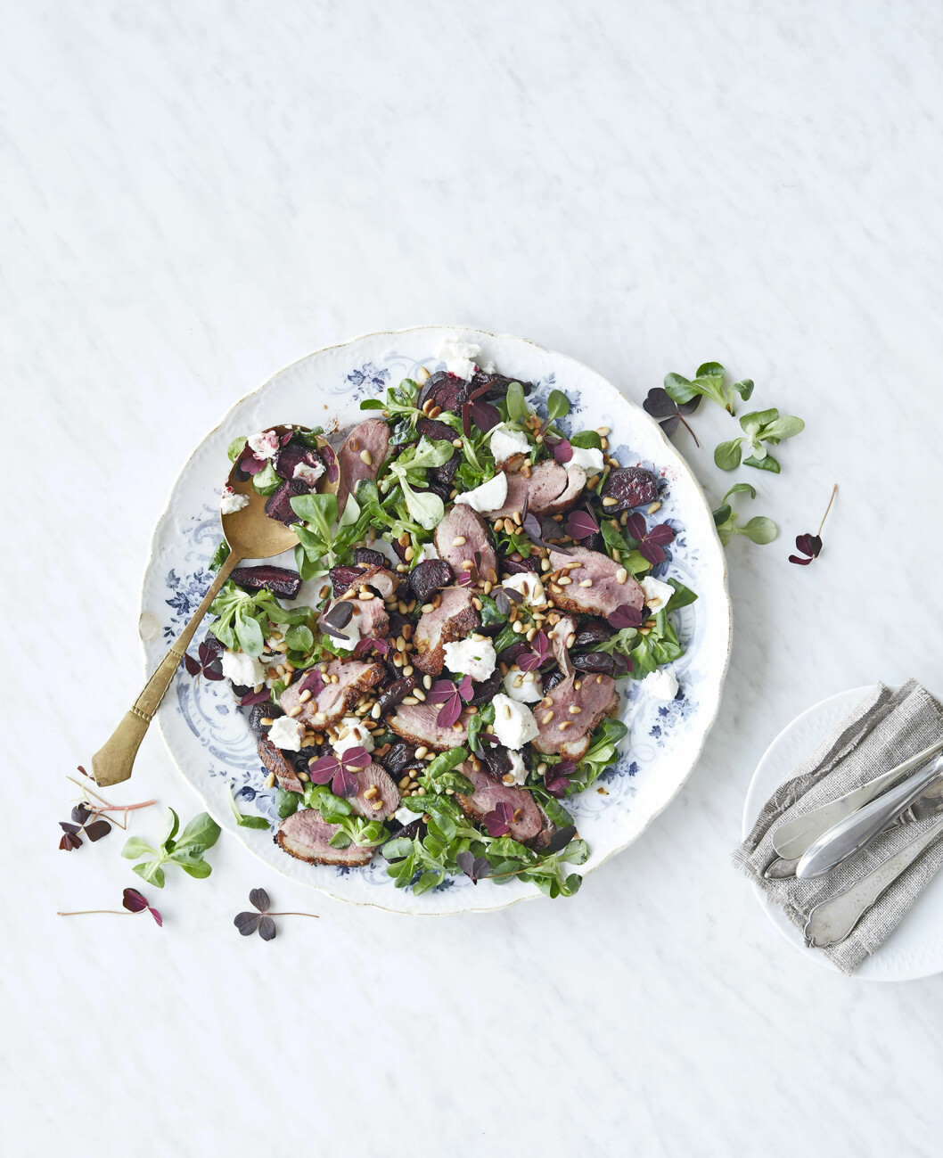 Matig sallad med anka. Recept anksallad