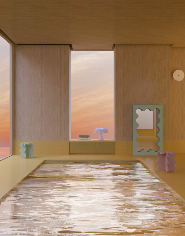 Utomlandskänsla, ja tack! Från Anna Broengs samarbete med Gustaf Westman, med både <span class=" italic" data-lab-italic_desktop="italic">Curvy mirror</span> och <span class=" italic" data-lab-italic_desktop="italic">Curvy table mini</span> i trendiga pastelltoner. Pris på förfrågan. 3D-konstnärer på Instagram som du inte får missa, danska Anna Broeng