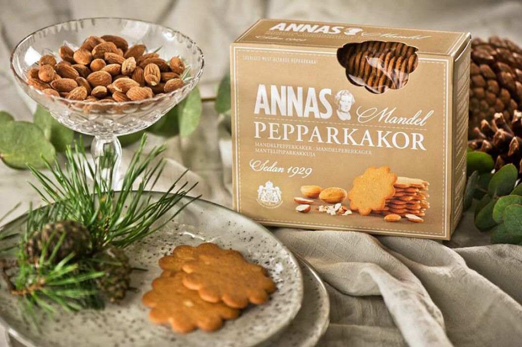 Annas mandelpepparkakor. Annas mandelpepparkakor.