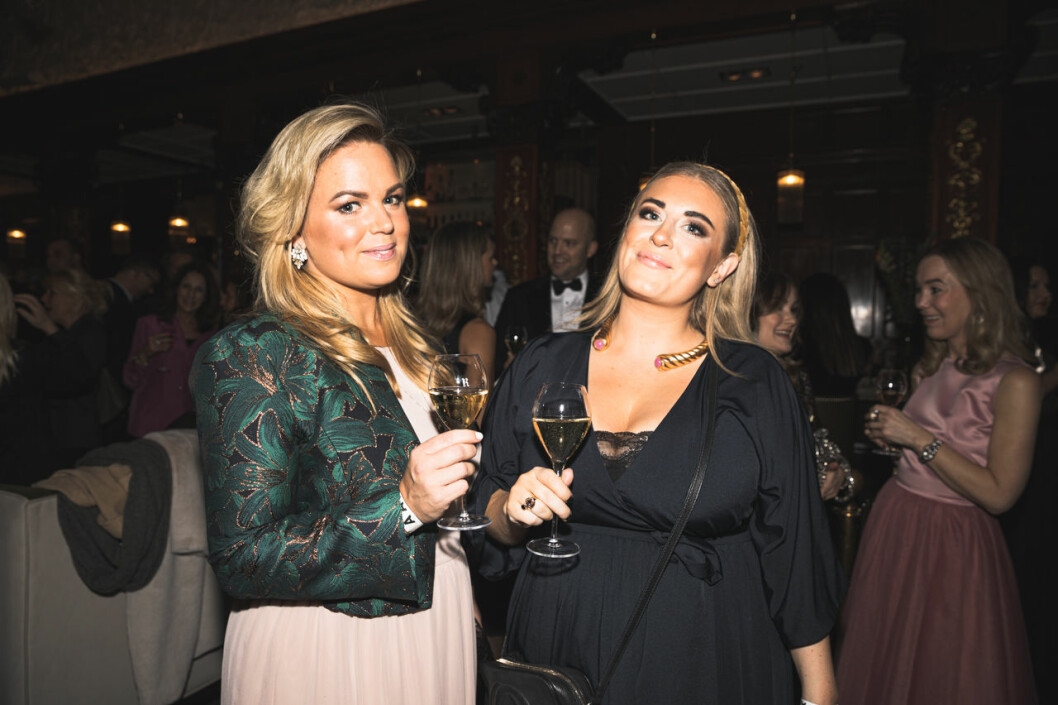 Caroline Thunstedt och Anna Edman. Caroline Thunstedt och Anna Edman på annonsmingel före ELLE-galan 2020