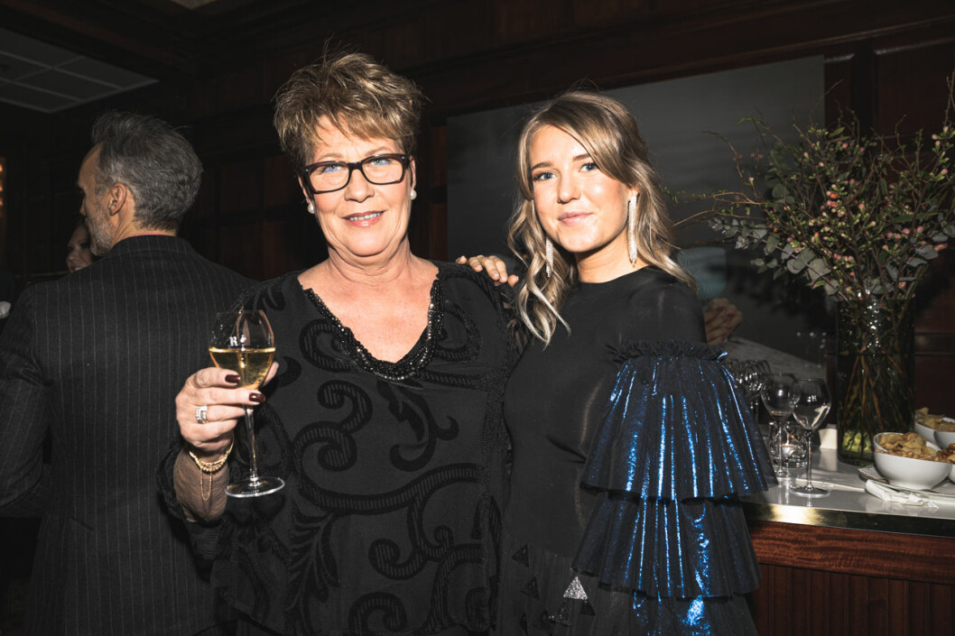 Eva Milesson och Johanna Bladh. Eva Milesson och Johanna Bladh på annonsmingel före ELLE-galan 2020