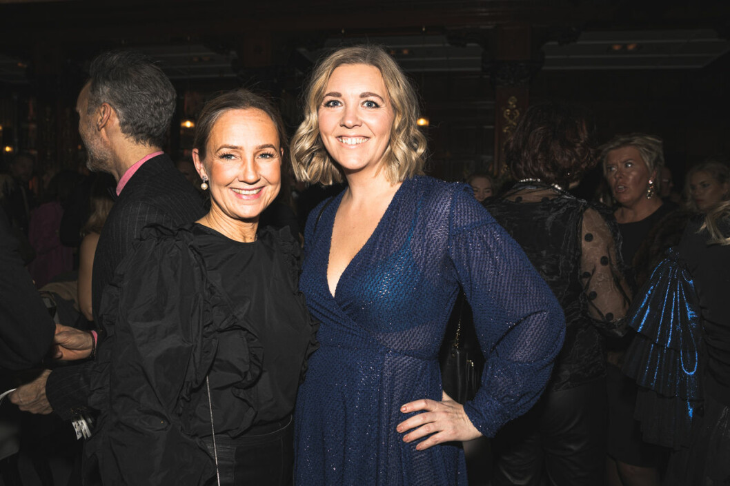 Ylva Sjölund och Malin Nährström. Ylva Sjölund och Malin Nährström på annonsmingel före ELLE-galan 2020