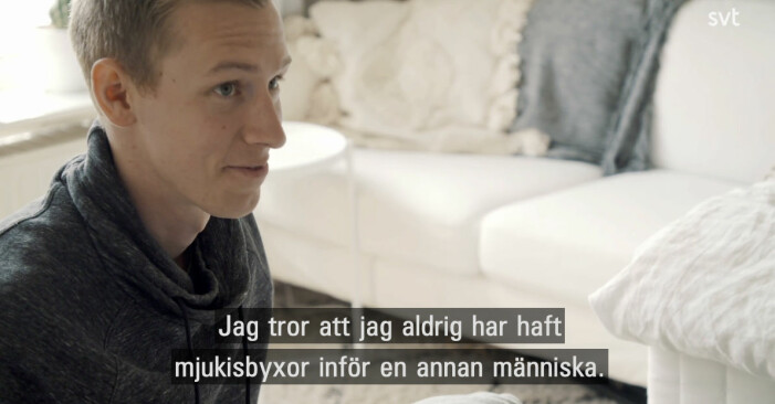 Väldigt välklädd eller väldigt singel? Anton Gift vid första ögonkastet