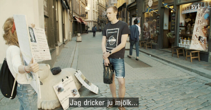 Anton åker till Stockholm och möter en vegan. Anton gift vid första ögonkastet