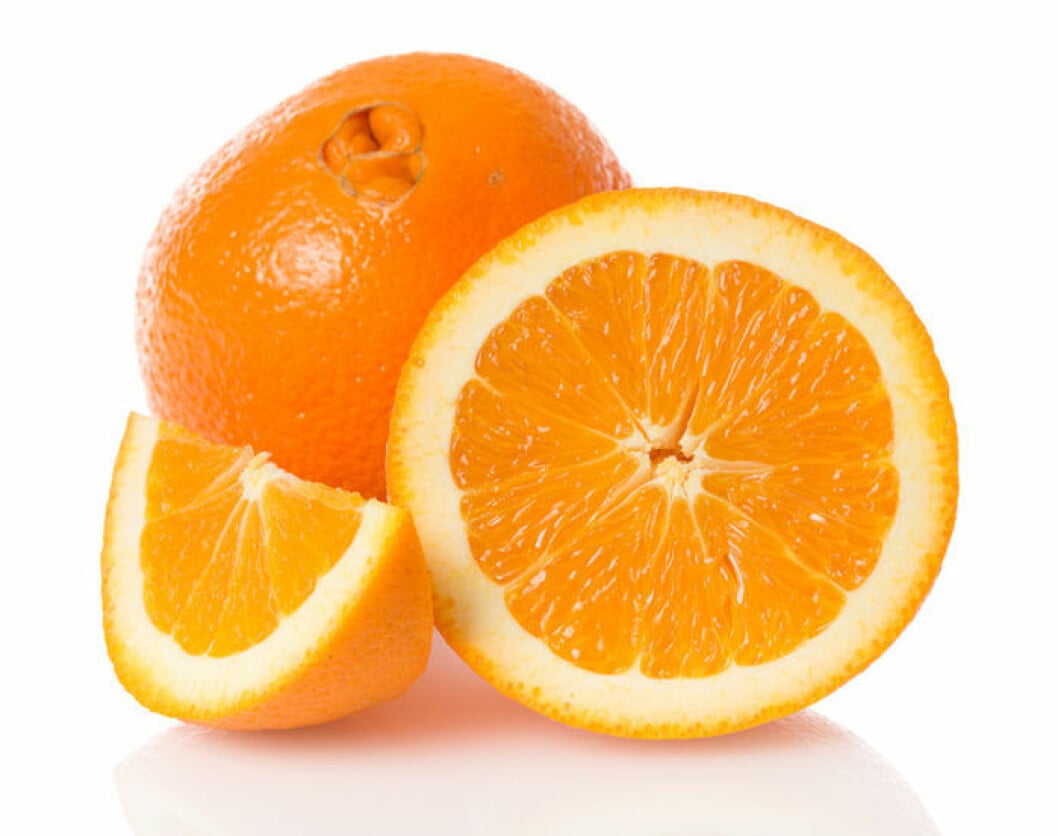 Om apelsinen har en "navel" är den kärnfri.
