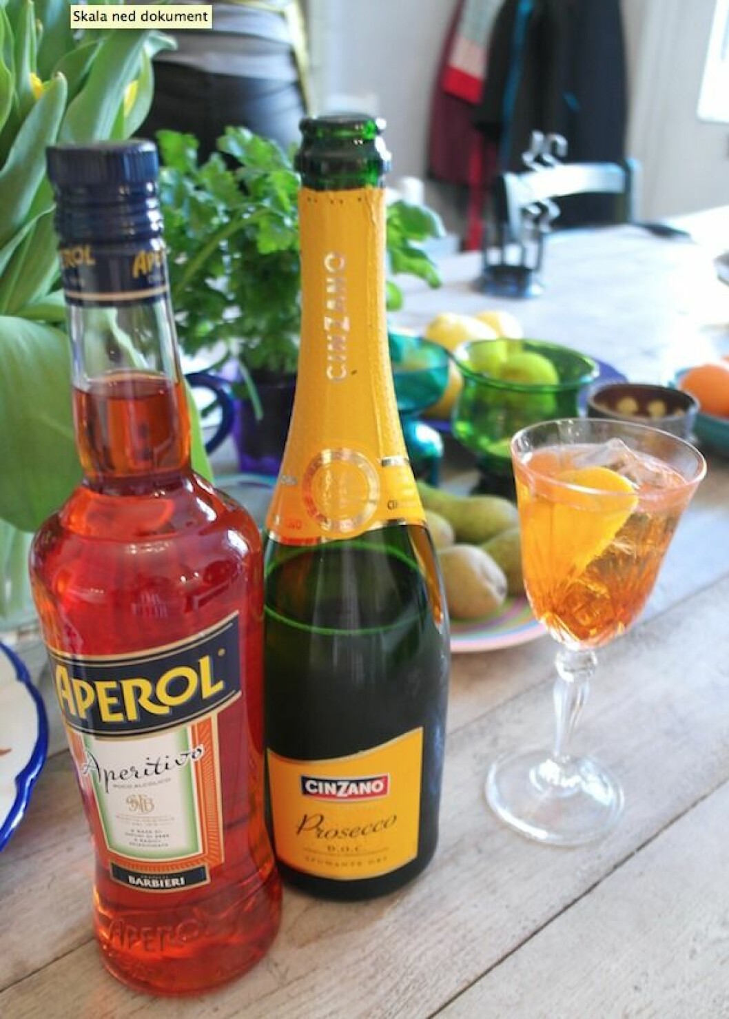 Aperol Spritz med prosecco Elle