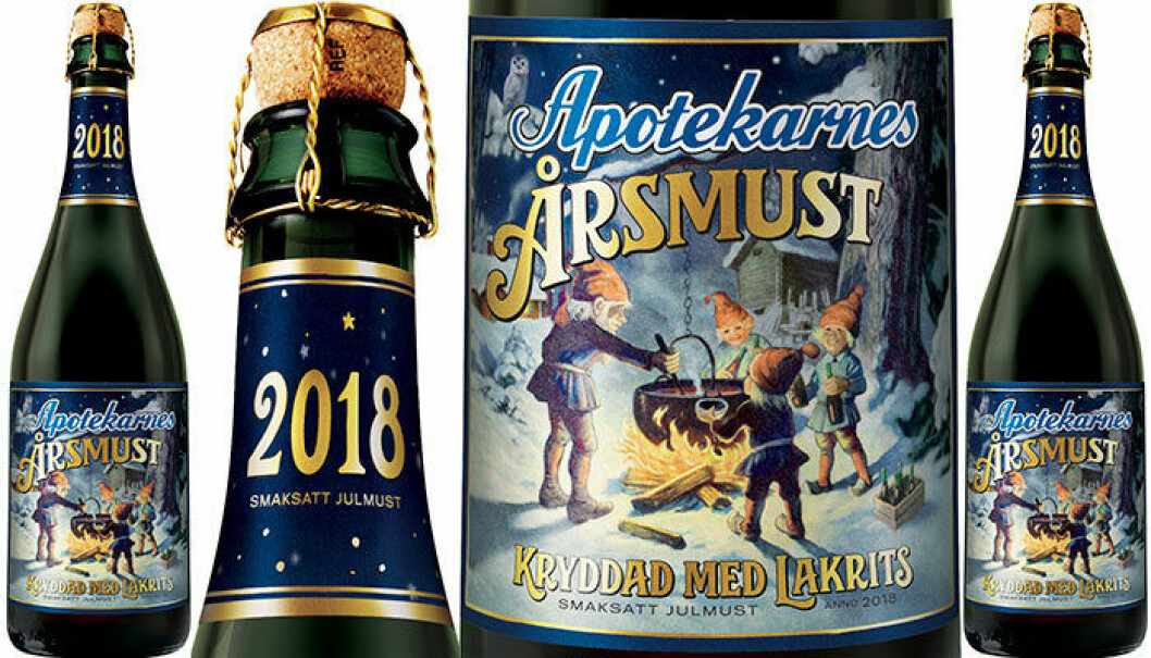Apotekarnes Årsmust är kryddad med lakrits