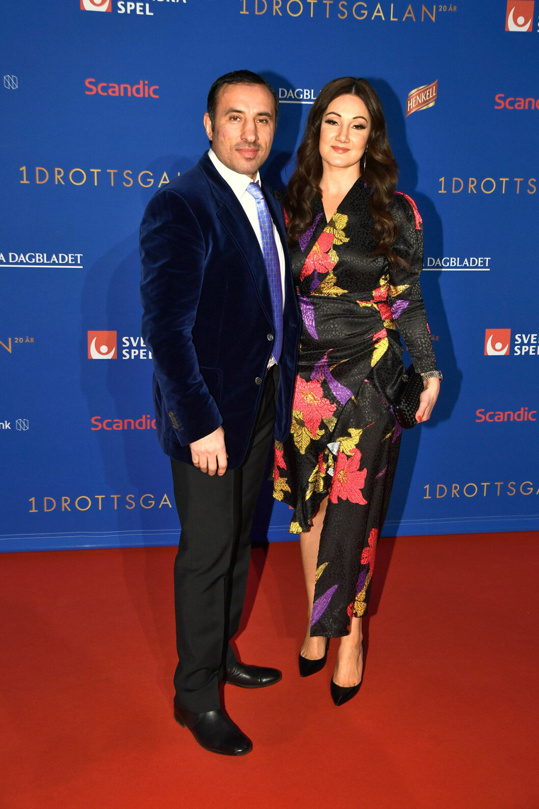 Ara Abrahamian med fru. Röda mattan, Ara Abrahamian med fru