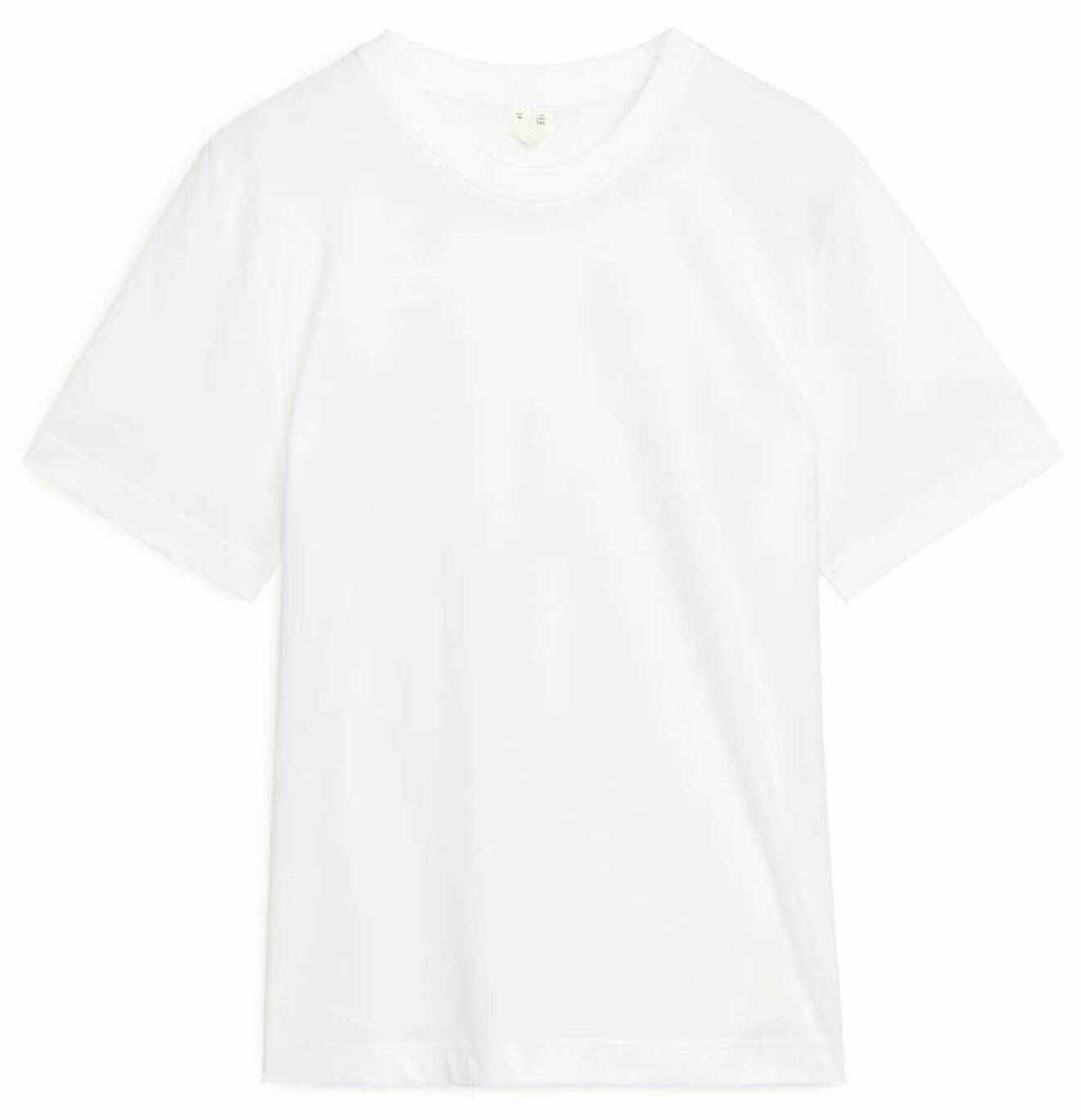 vit t-shirt från arket i vitt.