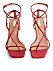 Röda sandaletter med smala spaghettiband från Arket. Här kan du shoppa skorna!