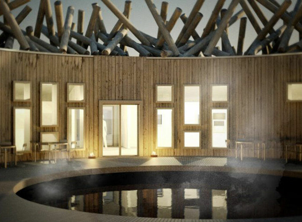 Unikt spa, bastu