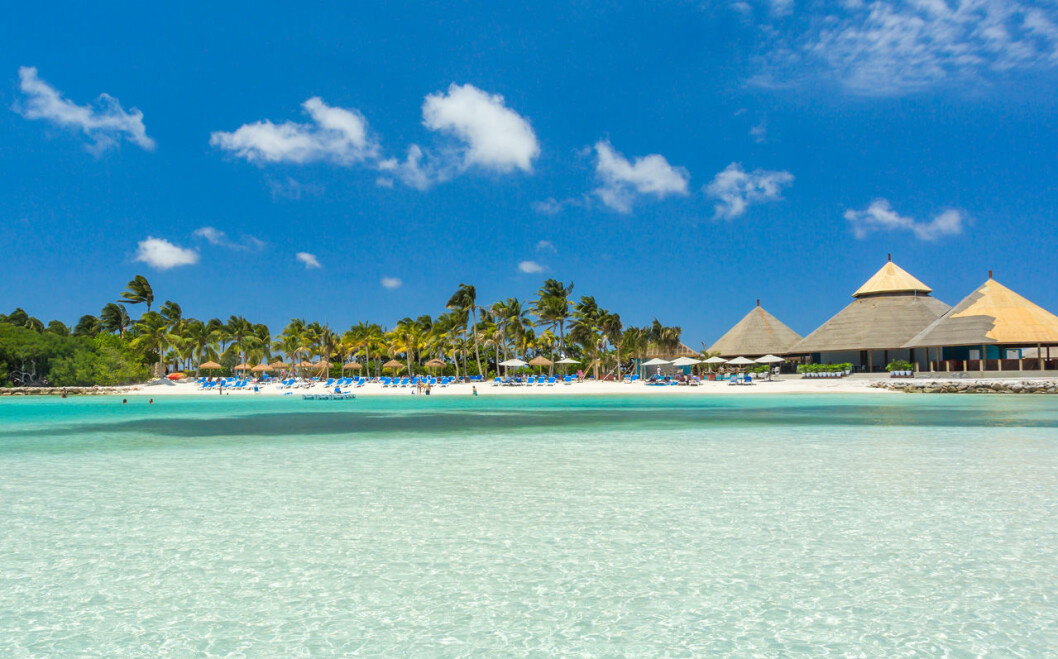 Drömstrand på Aruba