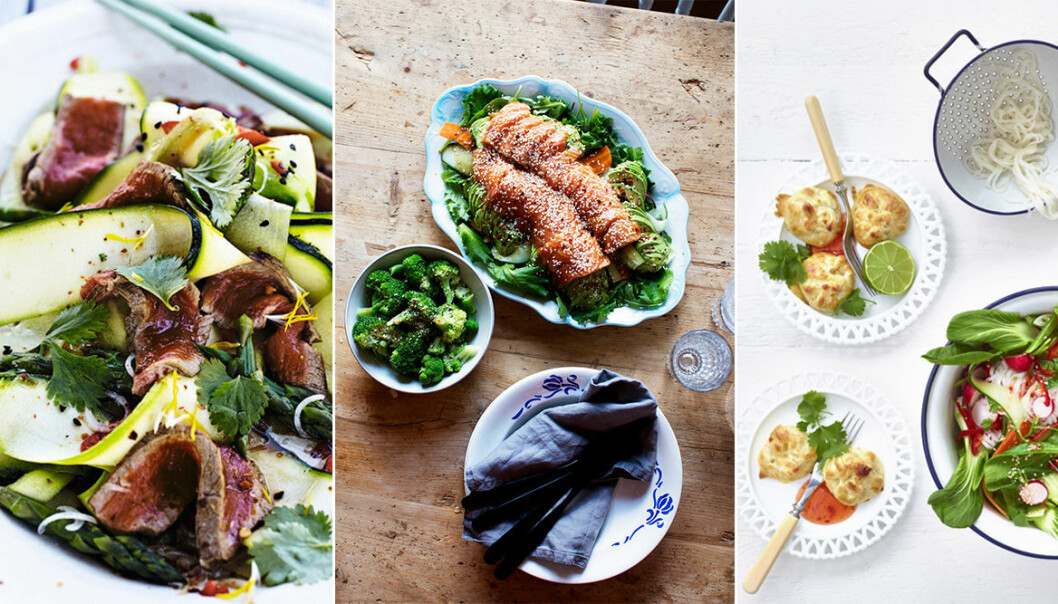 Goda och lyxiga recept med inspiration från Asien