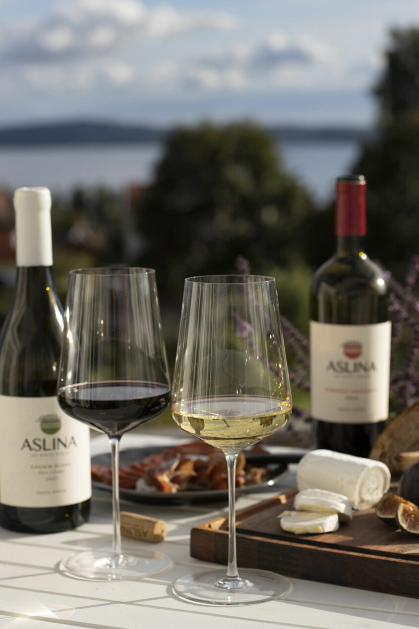 Ntsiki Biyelas Cabernet sauvignon 2020 lanseras på Systembolaget i oktober. Ett torrt, intensivt, fruktdrivet rött vin med svarta vinbär, björnbär och lite tuffare inslag av tobak och läder. Passar utmärkt till mat med olika typer av kött. Ntsikis Chenin blanc har legat sju dagar på skalen och är en slank och frisk chenin som passar till alla typer av plockmat. Finns tillgänglig genom Aslinas svenska näthandlare Cape Wine Experience. Ntsiki Biyelas Cabernet sauvignon 2020 lanseras på Systembolaget i oktober.