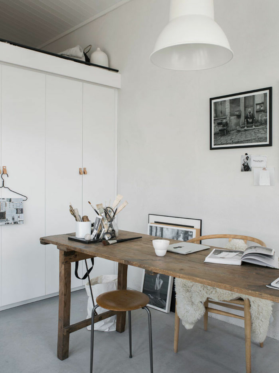 Matsalsbordet i huset.