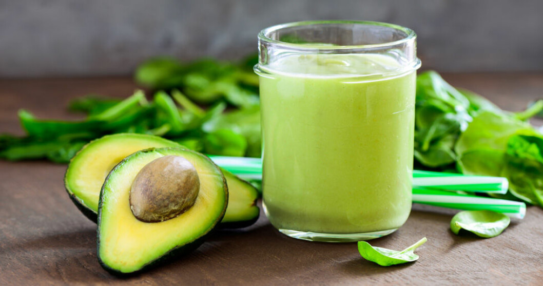 Nyttig avokadosmoothie. Nyttig avokadosmoothie.