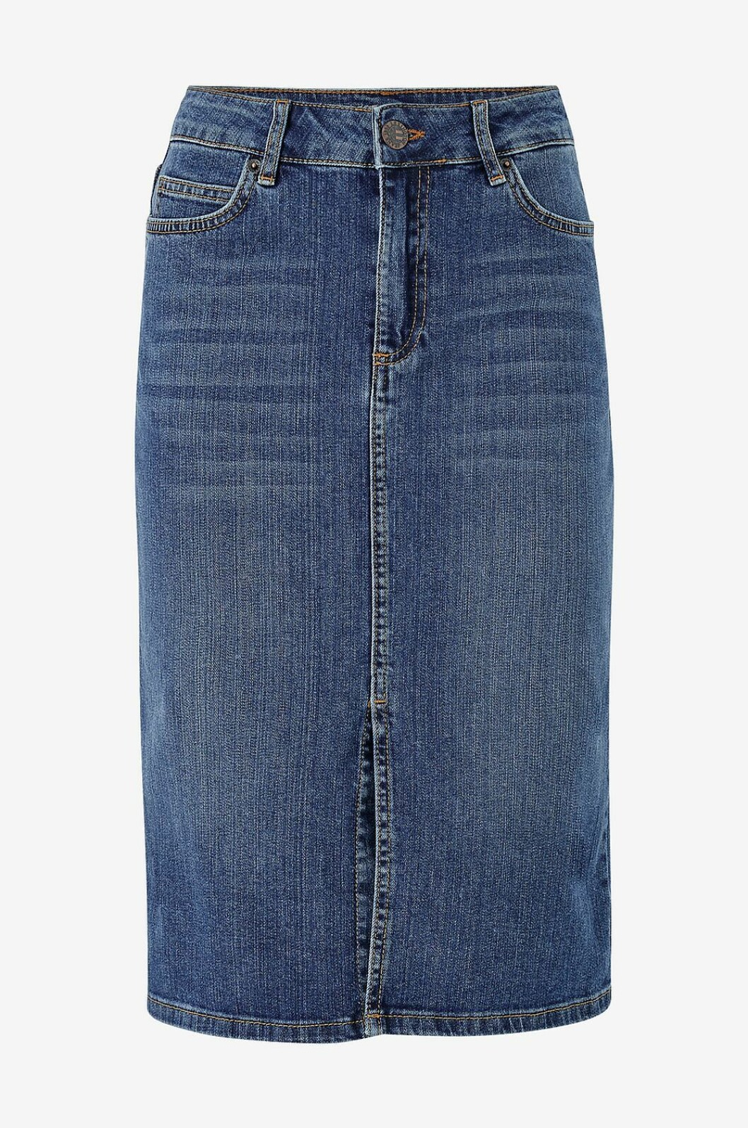 Midblue jeanskjol