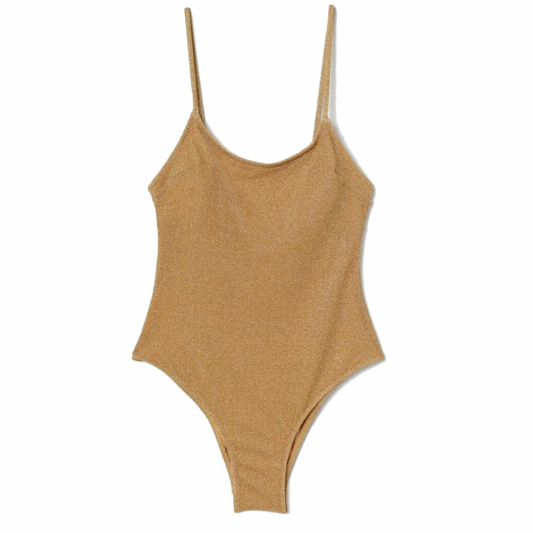 Gul baddräkt från H&M