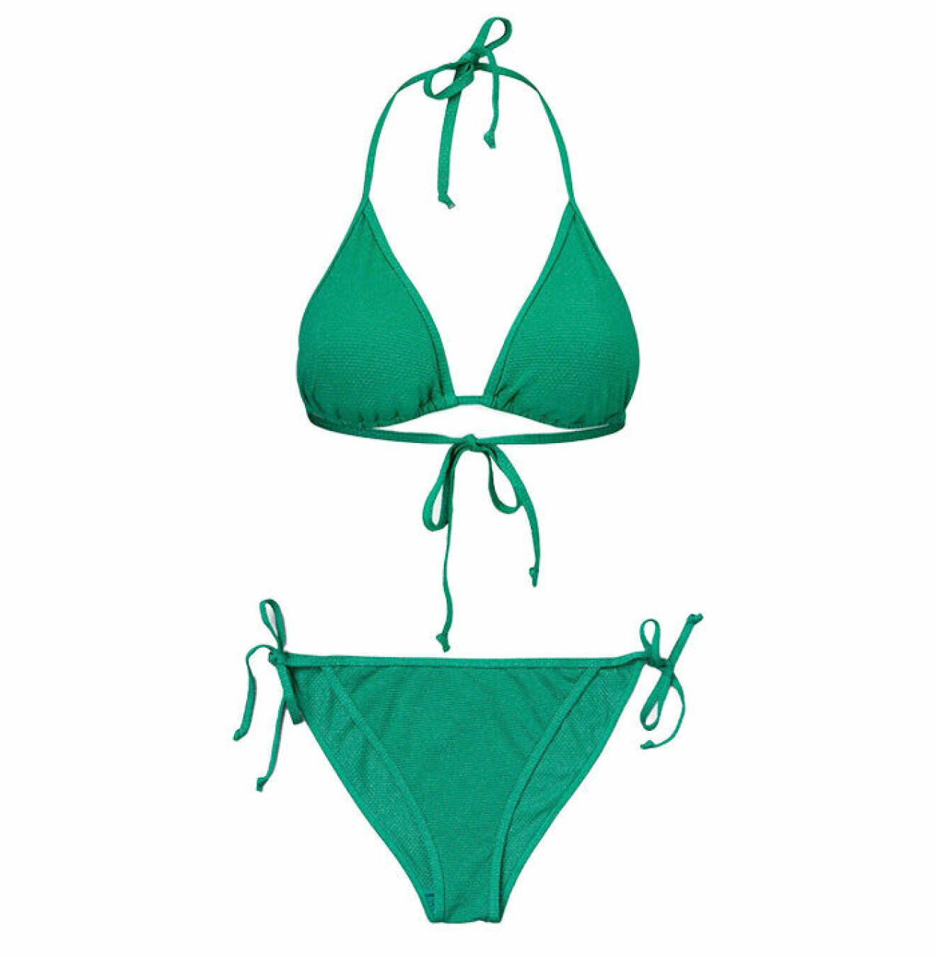 grön bikini med skimmer och matchande nederdel från Becksöndergaard