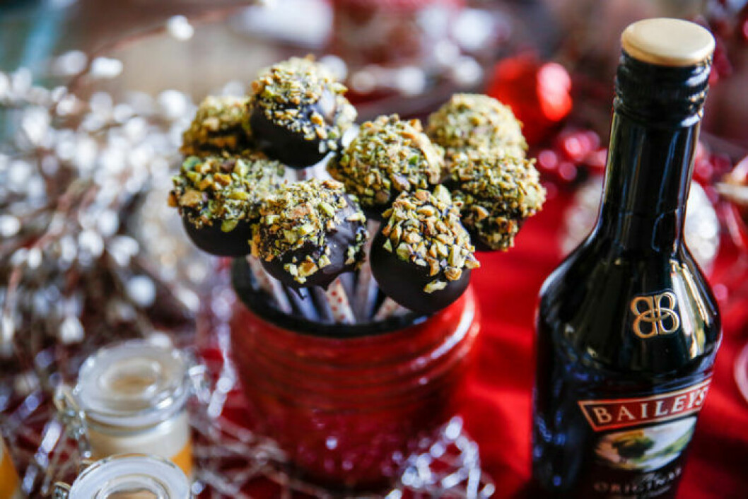 Cake Pops med Baileys. Cake Pops med Baileys.