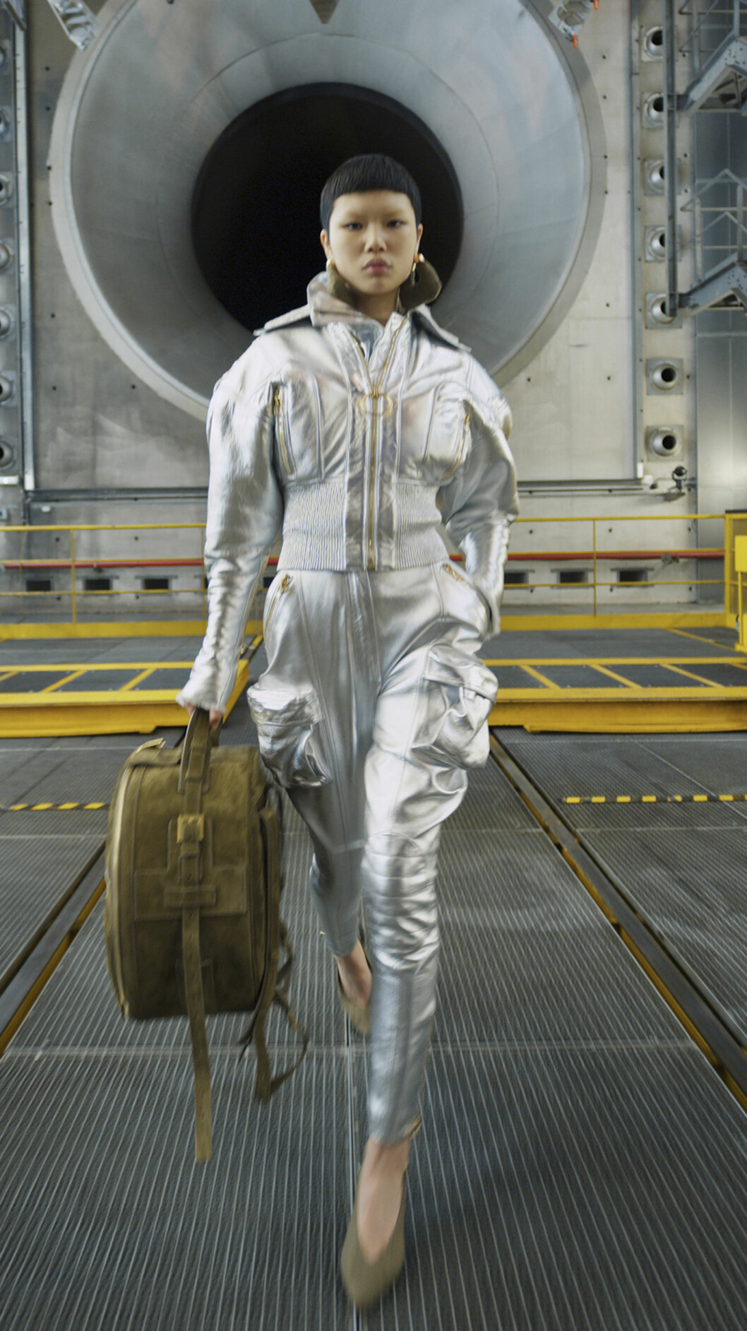 Silver metallic Balmain