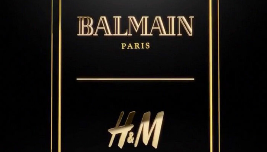 Balmain är H&amp;M:s nästa stora gästdesigner!