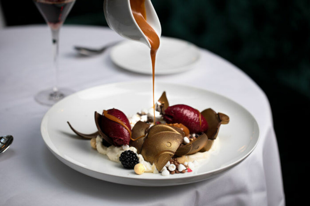 ”Smash the Piggy Bank” är en populär dessert. Foto: Jens Bergstrand "Smash the Piggy Bank" är en populär dessert.