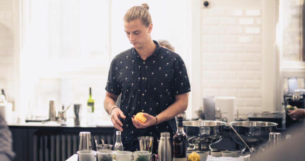 Bartendern Emil Hed. 