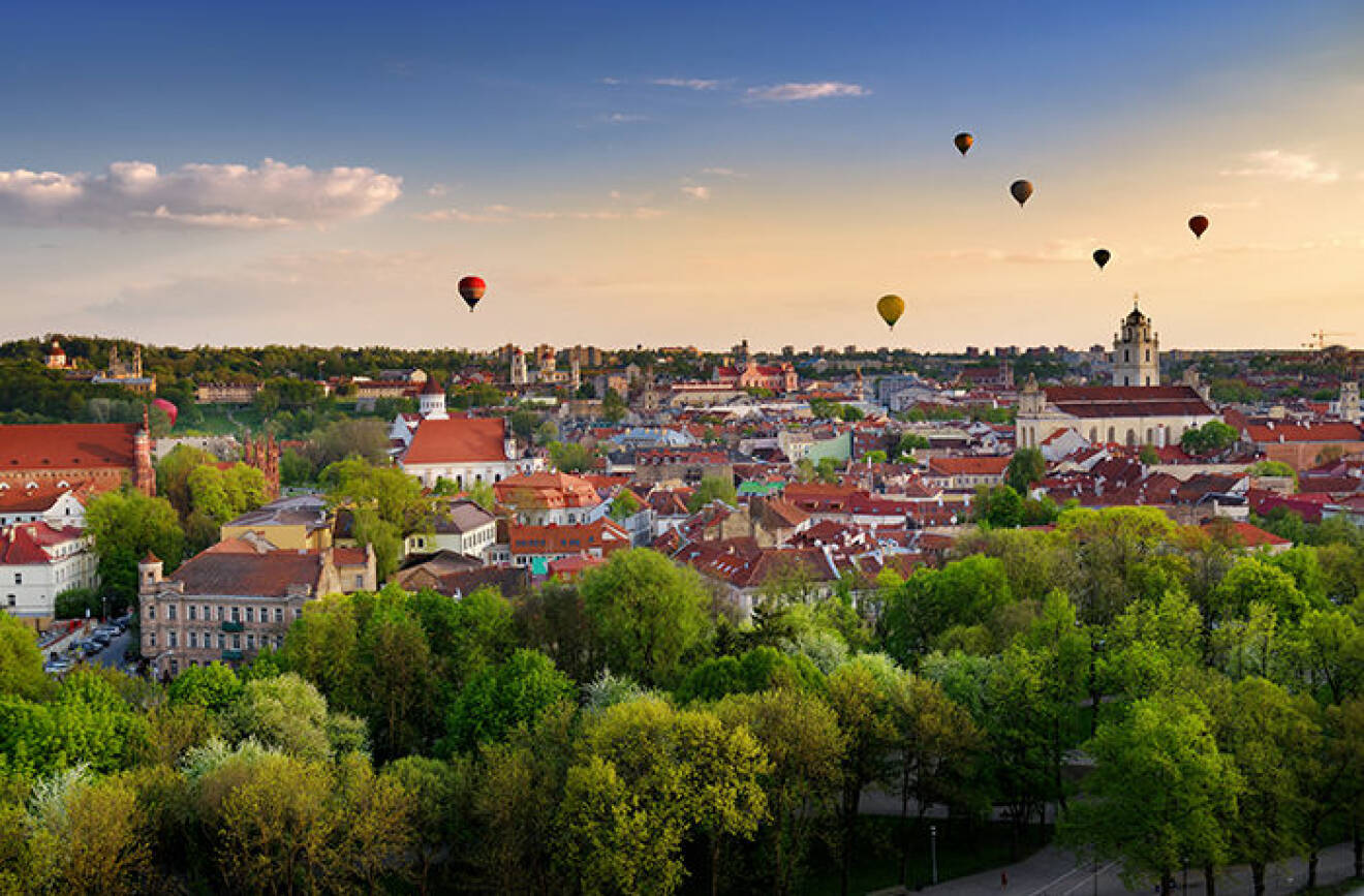 Vilnius i Litauen är ett av de bästa resmålen att besöka i Europa