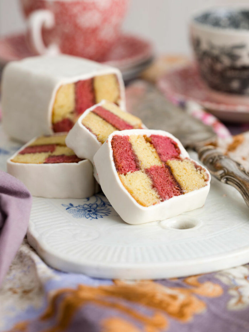 Battenberg cake. Battenberg cake.