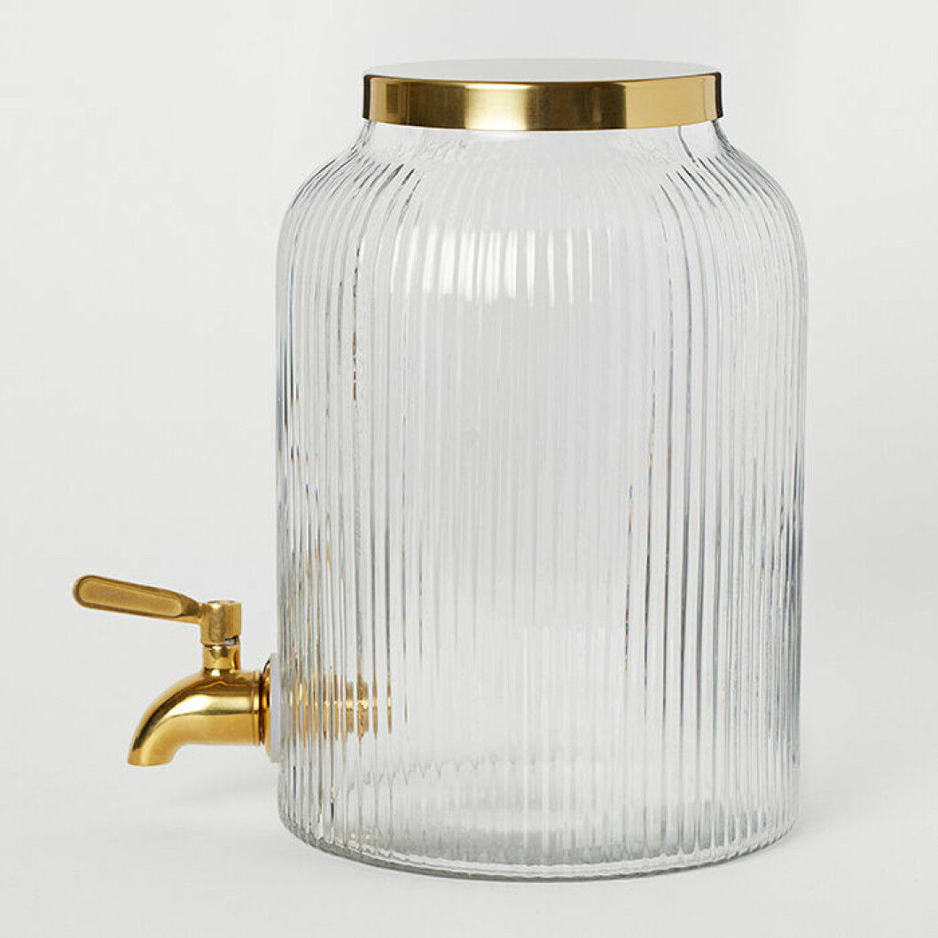 Behållare med tappkran i guld från H&M Home